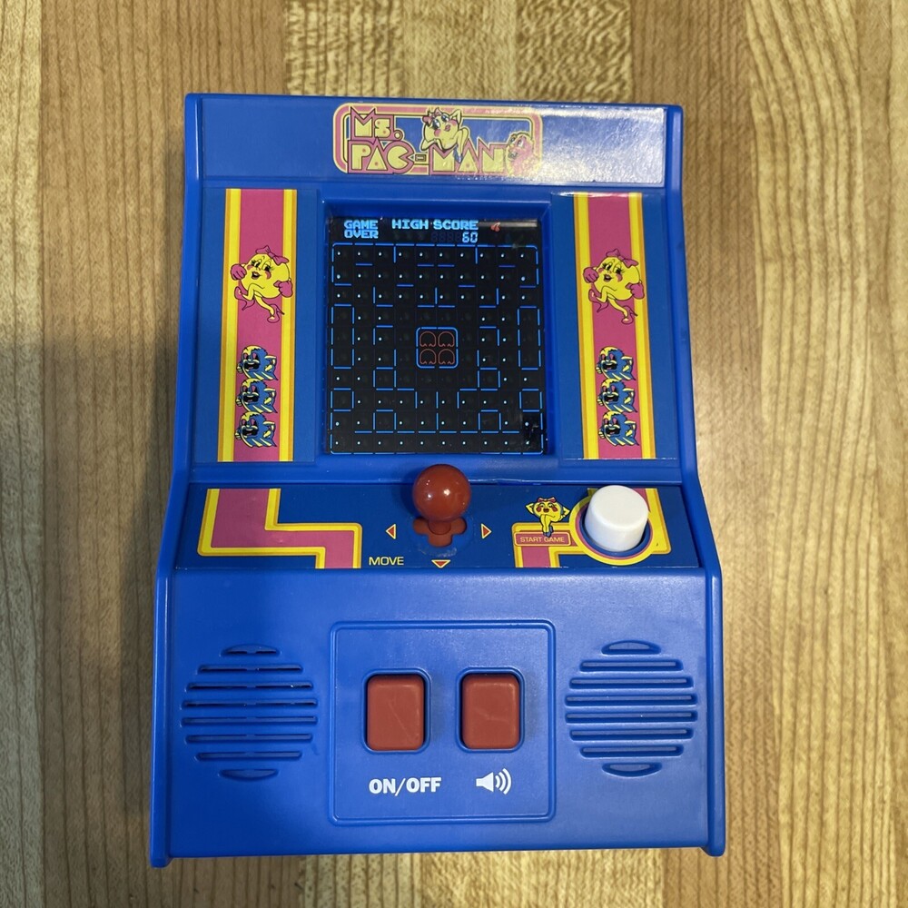 Ms. Pac-Man Video Game Arcade Handheld Electronic Game Retro 2018 Bandai Namco